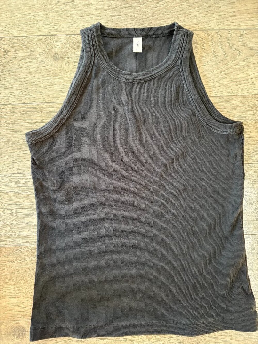 KOTN Black Racerback Tank Top Size M – Sleeveless Minimalist Basic Layering Top